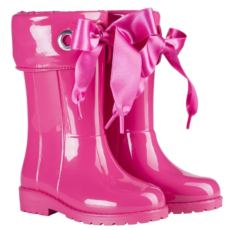 Igor Girl's Campera Charol Boots, Fucsia