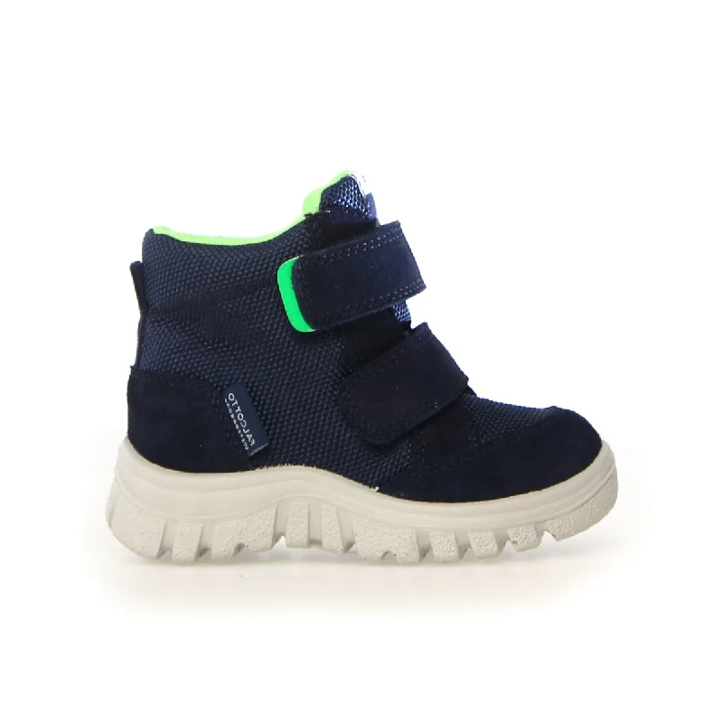 Naturino Toddler's (Sizes 23-27) Falcotto Amalki VL Waterproof Navy/Lime