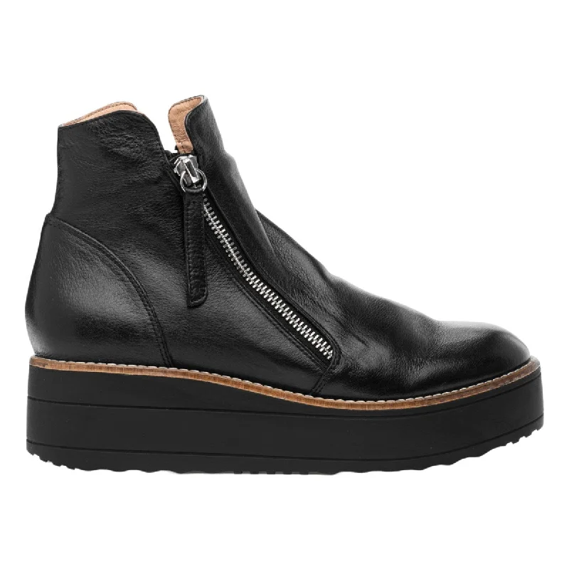 Silent D Women's Nene Black/Black Leather