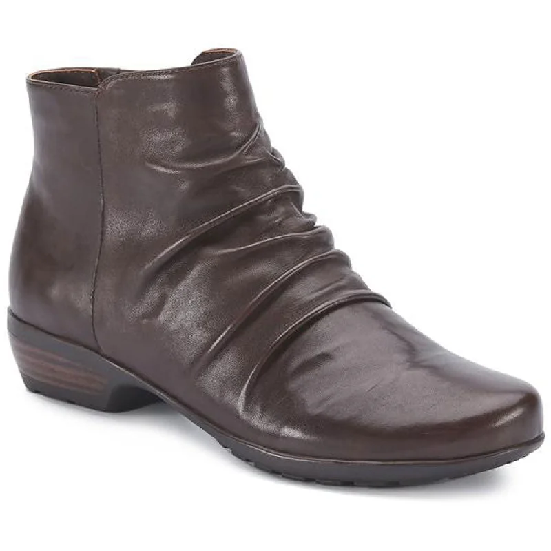 Walking Cradles Esme Brown Nappa Leather Bootie (Women's)